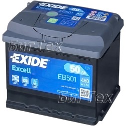 Аккумулятор автомобильный Exide Excell EB501 50 Ач Аккумулятор автомобильный Exide Excell EB501 50 Ач